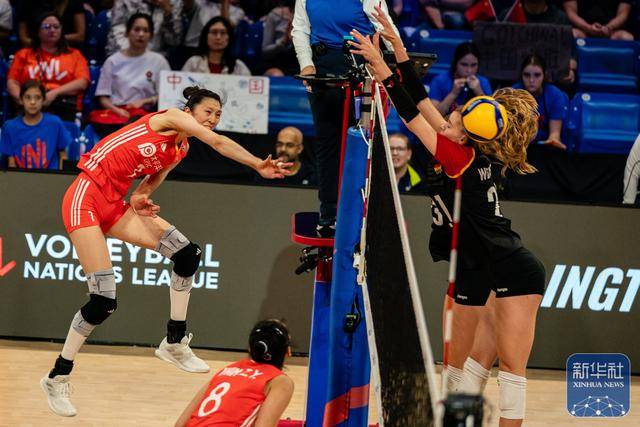 世界女排联赛（阿灵顿站）：中国队胜德国队