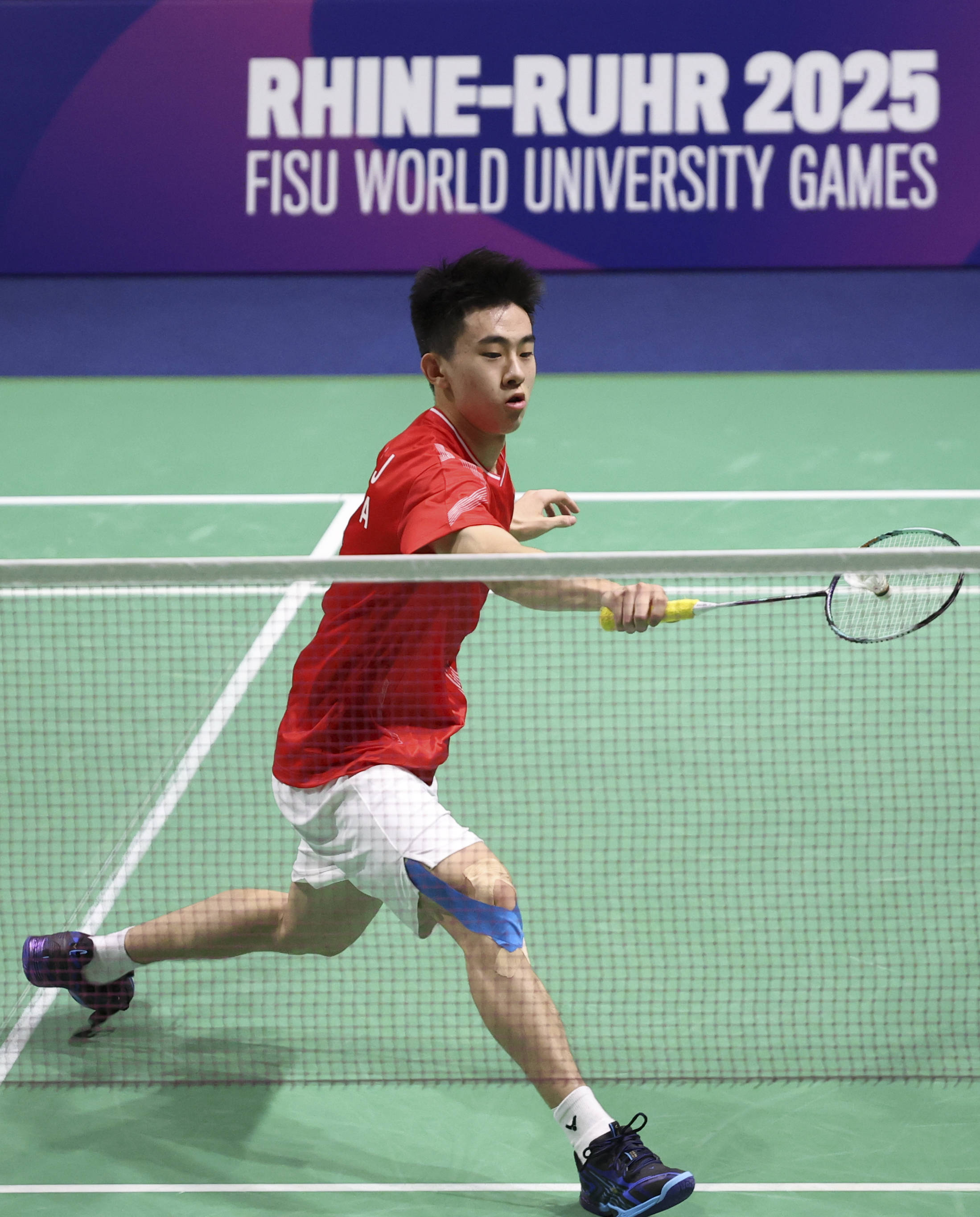 （体育）大运会——羽毛球混合团体小组赛：中国队胜西班牙队