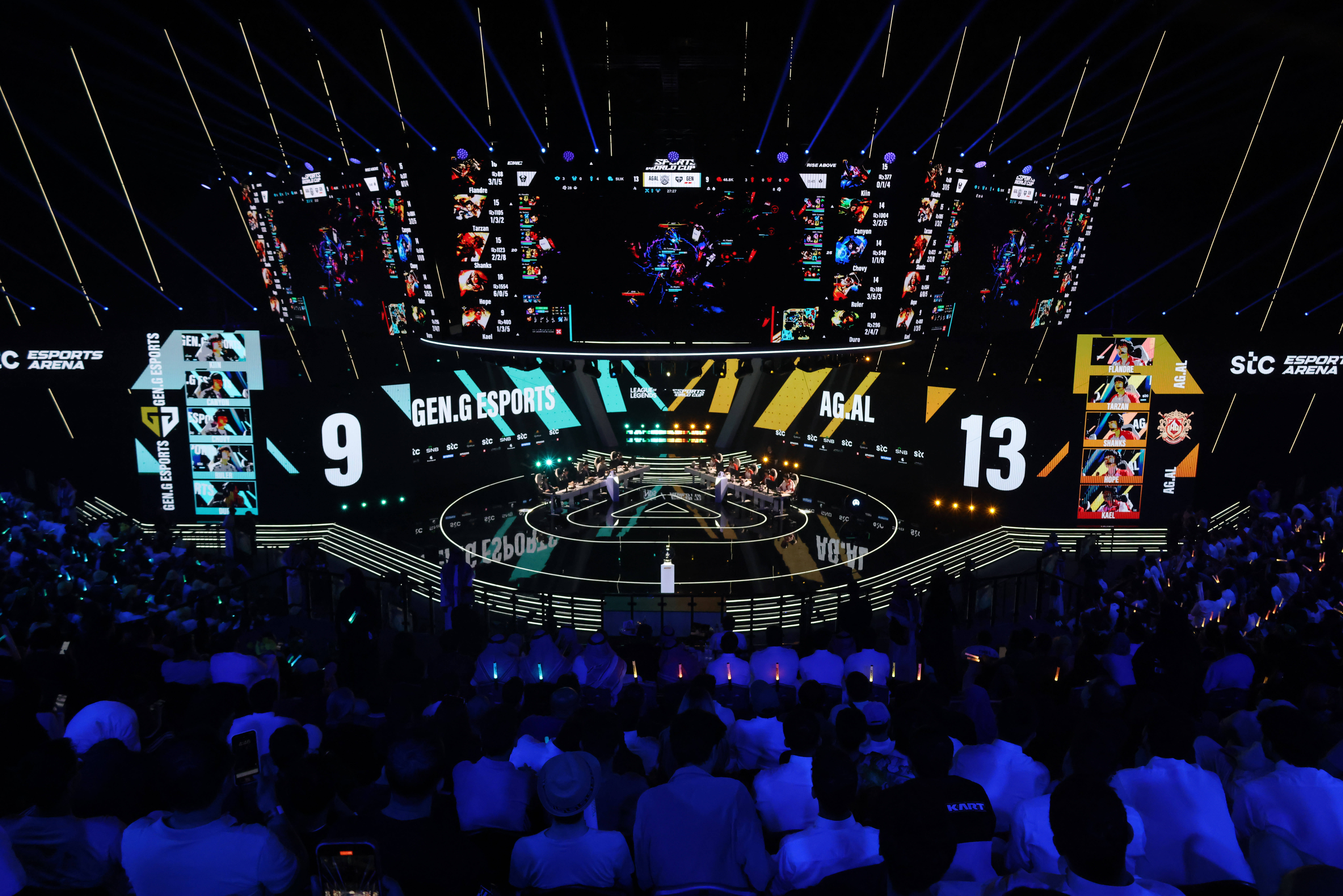 （体育）电子竞技——电竞世界杯：中国战队AG.AL获英雄联盟项目亚军